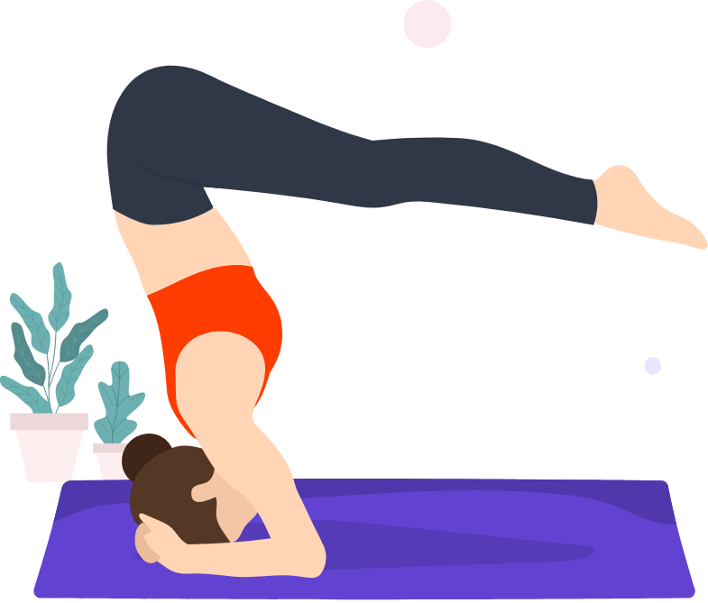 Posture Yoga d'illustration