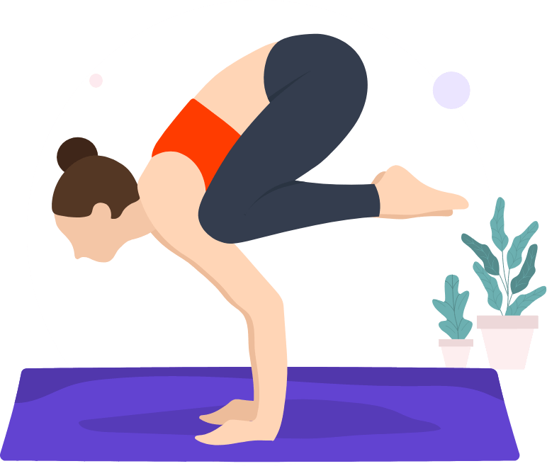 Posture Yoga d'illustration